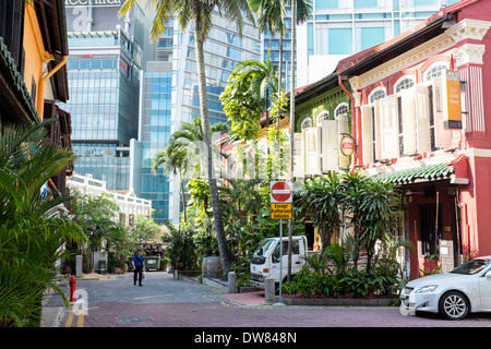 Emerald Hill Road, Singapur. Stockfoto