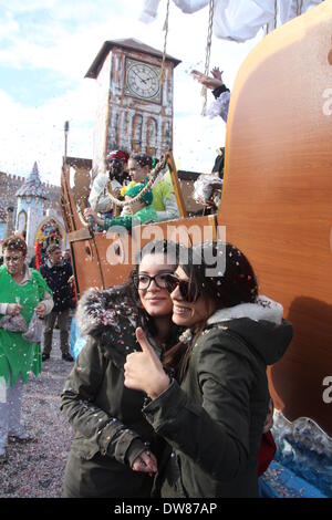 Rom, Italien. 2. März 2014.  Karneval auf der Via dei Fori Imperiali in Rom Italien Straße. Bildnachweis: Gari Wyn Williams / Alamy Live News Stockfoto