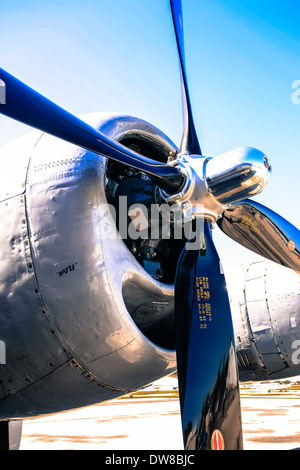 Boeing B29 Superfortress Wright R-3350 Duplex Cyclone Sternmotoren Stockfoto
