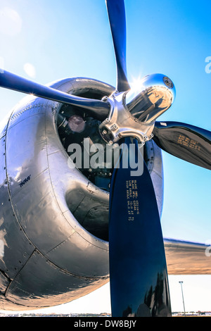 Boeing B29 Superfortress Wright R-3350 Duplex Cyclone Sternmotoren Stockfoto
