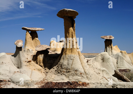 bunte Hoodoos, Ah-Shi-Sle-Pah Stockfoto