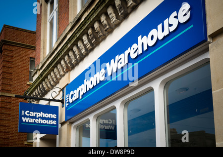 Carphone Warehouse Shop im Zentrum von Devizes, UK Stockfoto