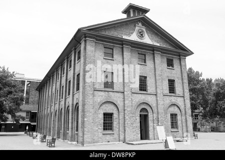 Hyde Park Barracks, UNESCO-Welterbeliste, ehemalige Kasernen, Krankenhaus, Sträflingsunterkünfte, Münzstätte, Gerichtsgebäude und jetzt Museum, Sydney, Australien Stockfoto