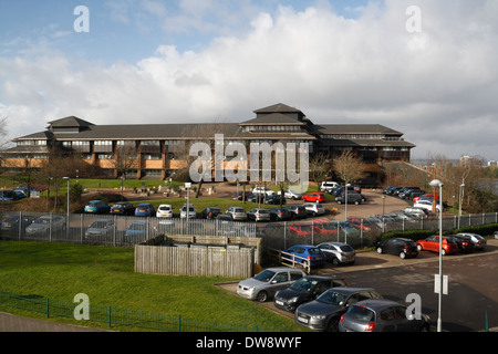 Cardiff County Council Büros in der Bucht von Cardiff Wales UK Stockfoto