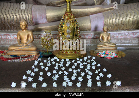 Sri Lanka, Kandy, historischen buddhistischen Tempel, Buddha-Statue, Stockfoto