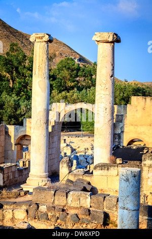 Alte Stadt von Beit She'an in Israel Stockfoto