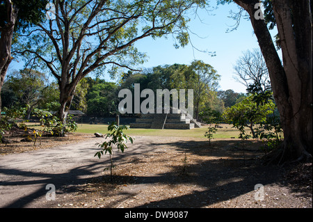 Archäologischer Park Ruinas de Copán in Honduras Stockfoto