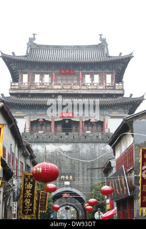 Stadttor in der alten Stadt Luoyang Stockfoto