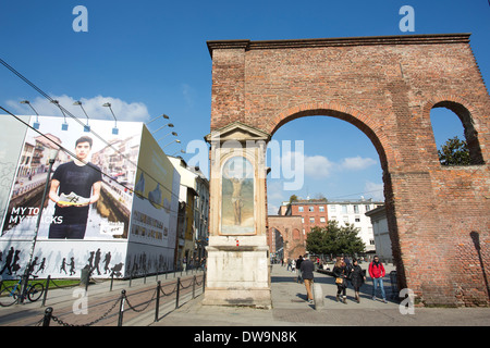 Colonne di San Lorenzo, befindet sich vor der Basilika San Lorenzo Maggiore, Mailand, Italien Stockfoto