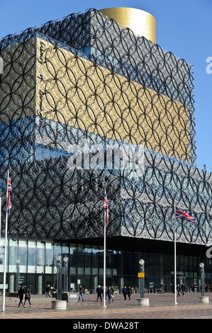 Die neue Library of Birmingham in Centenary Square, Birmingham, West Midlands. Stockfoto