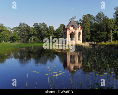 Axmar Bruk, Gävleborgs Län, Hälsingland, Bottnischen Meerbusen, Lusthuset, Schweden Stockfoto