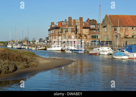 Blakeney Quay, Norfolk, Großbritannien Stockfoto