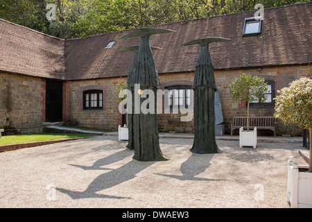 Philip Jackson Skulpturen Midhurst Stockfoto