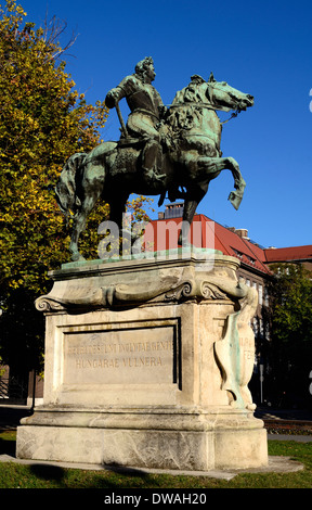 Statue von II. Rakoczi Ferenc Aradi Vértanuk Tere Szeged Ungarn südlichen-region Stockfoto