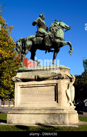 Statue von II. Rakoczi Ferenc Aradi Vértanuk Tere Szeged Ungarn südlichen-region Stockfoto