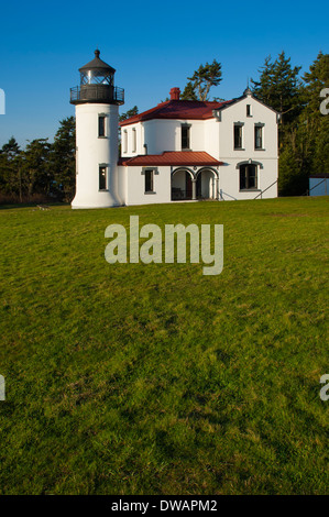 Admiralität Head Lighthouse, Fort Casey Staatspark, Whidbey Island, Washignton, USA Stockfoto