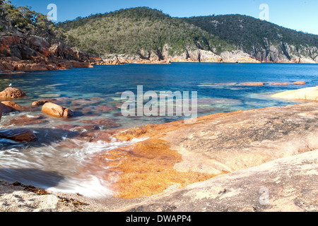 Verschlafene Bay, Freycinet National Park, Tasmanien, Australien Stockfoto