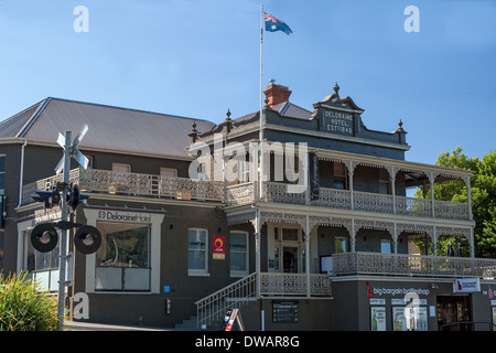 Historisches Deloraine Hotel, Tasmanien, Australien Stockfoto