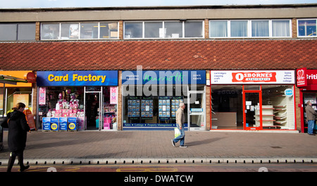 High Street Geschäfte Arnold Nottingham England uk Stockfoto