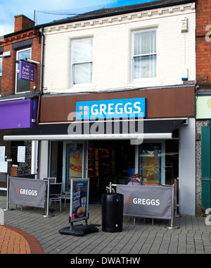 Ein Zweig der Greggs Arnold Nottingham England uk Stockfoto