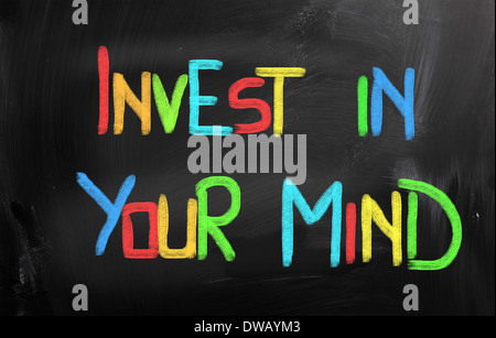 Investieren Sie In Ihre Mind-Konzept Stockfoto