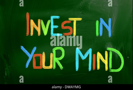 Investieren Sie In Ihre Mind-Konzept Stockfoto