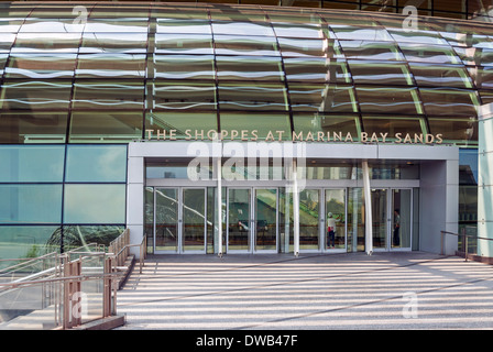 Die Shoppes at Marina Bay Sands, Singapur Stockfoto