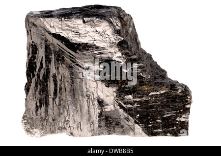 Galena (Leitung Sulfid) wichtigsten Erz von Blei. Stockfoto