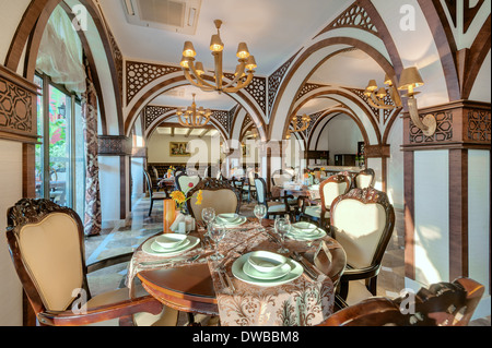 Traditionelle osmanische Restaurant. Verlegung Stockfoto