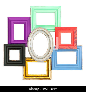 Rahmen für Foto und Bild. Vintage-Stil-Rahmen Stockfoto