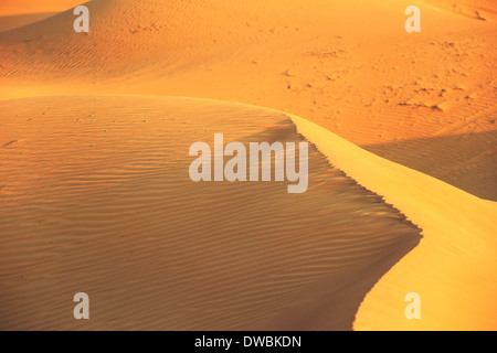 Wüste Rub al Khali - Ras al Khaima Stockfoto