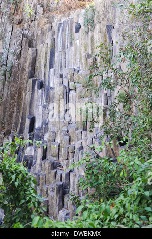 Geologische Funktion Los Tercios Wasserfall in der Nähe von Suchitoto auf El Salvador Stockfoto