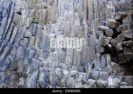 Geologische Funktion Los Tercios Wasserfall in der Nähe von Suchitoto auf El Salvador Stockfoto