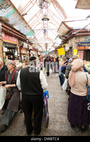 Mahane Yehuda - berühmten Markt in Jerusalem Stockfoto