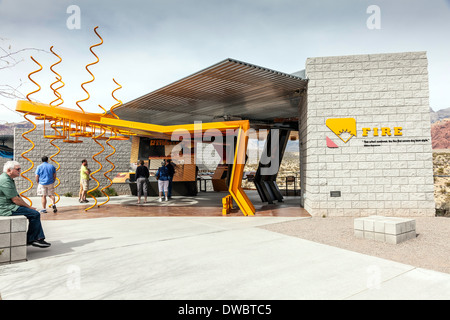 Tourist Welcome Center am Red Rock Canyon Conservation Area in Nevada; USA; Amerika Stockfoto