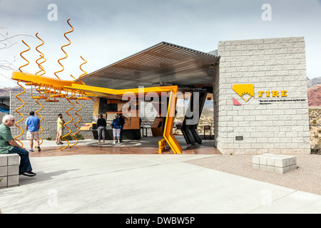 Tourist Welcome Center am Red Rock Canyon Conservation Area in Nevada; USA; Amerika Stockfoto