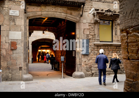 Picasso-Museum, Barcelona, Katalonien, Spanien. Stockfoto