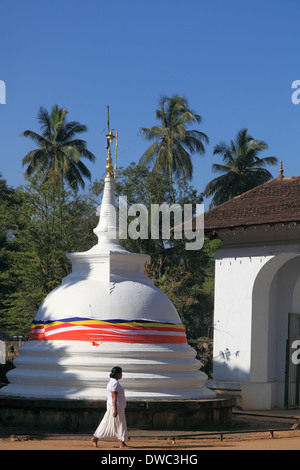 Sri Lanka; Kandy; Pattini Devale, Schrein, Dagoba, Stockfoto