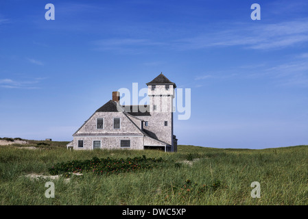 Alten Hafen Leben Einsparung Station Museum, Race Point, Cape Cod, Massachusetts, USA Stockfoto