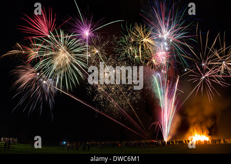 Feuerwerk am 5. November - England Stockfoto