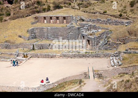 Inka Festung Tambomachay in der Nähe von Cuzco, Peru, Südamerika Stockfoto