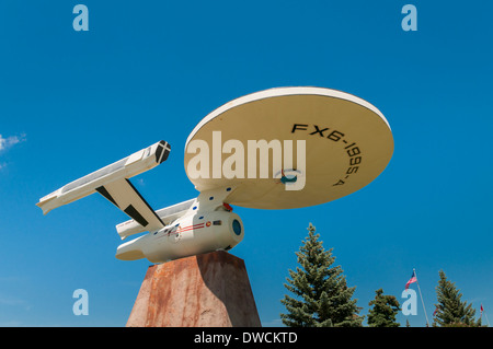 Raumschiff Enterprise, Vulcan, Alberta, Kanada Stockfoto