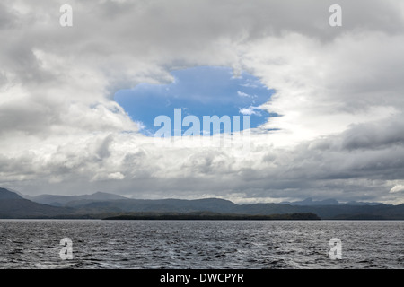 Gordon River, gemäßigter Regenwald, Strahan, Tasmanien, Australien Stockfoto