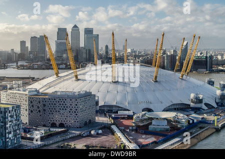 O2 Arena, London Stockfoto