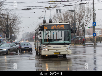 O-Bus in Bukarest, Rumänien Stockfoto
