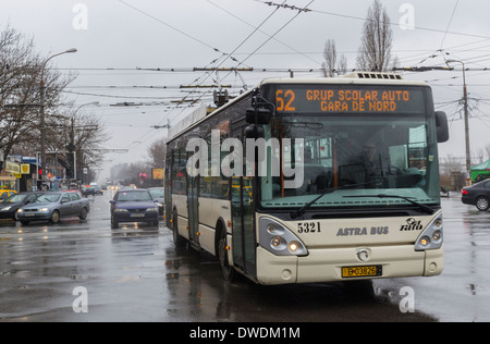 O-Bus in Bukarest, Rumänien Stockfoto