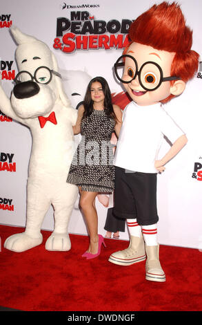 Hollywood, Kalifornien, USA. 5. März 2014. Ariel Winter besucht die Premiere der '' Mr.Peabody& Sherman'' am Village Theater in Westwood, Kalifornien 5. März 2014. 2014. Credit: Phil Roach/Globe Photos/ZUMAPRESS.com/Alamy Live-Nachrichten Stockfoto