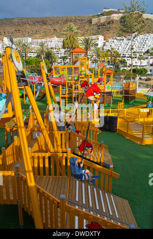 Angry Birds-Themenpark, Puerto Rico, Gran Canaria Insel, Kanaren, Spanien, Europa Stockfoto