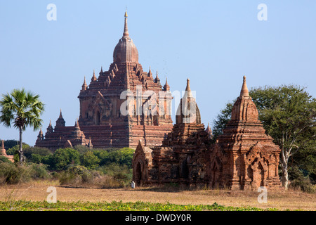 Der Sulamani-Tempel in der archäologischen Zone von Bagan in Myanmar (Burma). Stockfoto