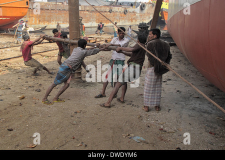 Dock-Hof und... Oli Nagar Hausing Stockfoto